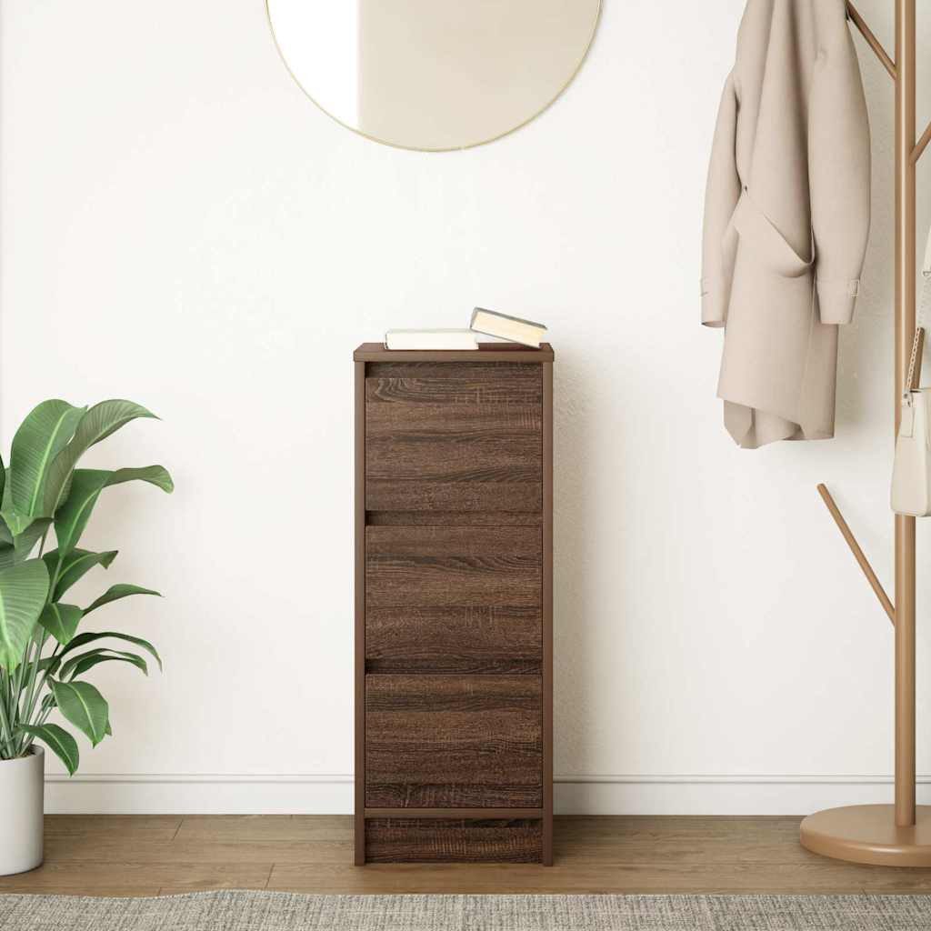 vidaXL Sideboard Sideboard Braun Eichen-Optik 29,5x34x76 günstig online kaufen