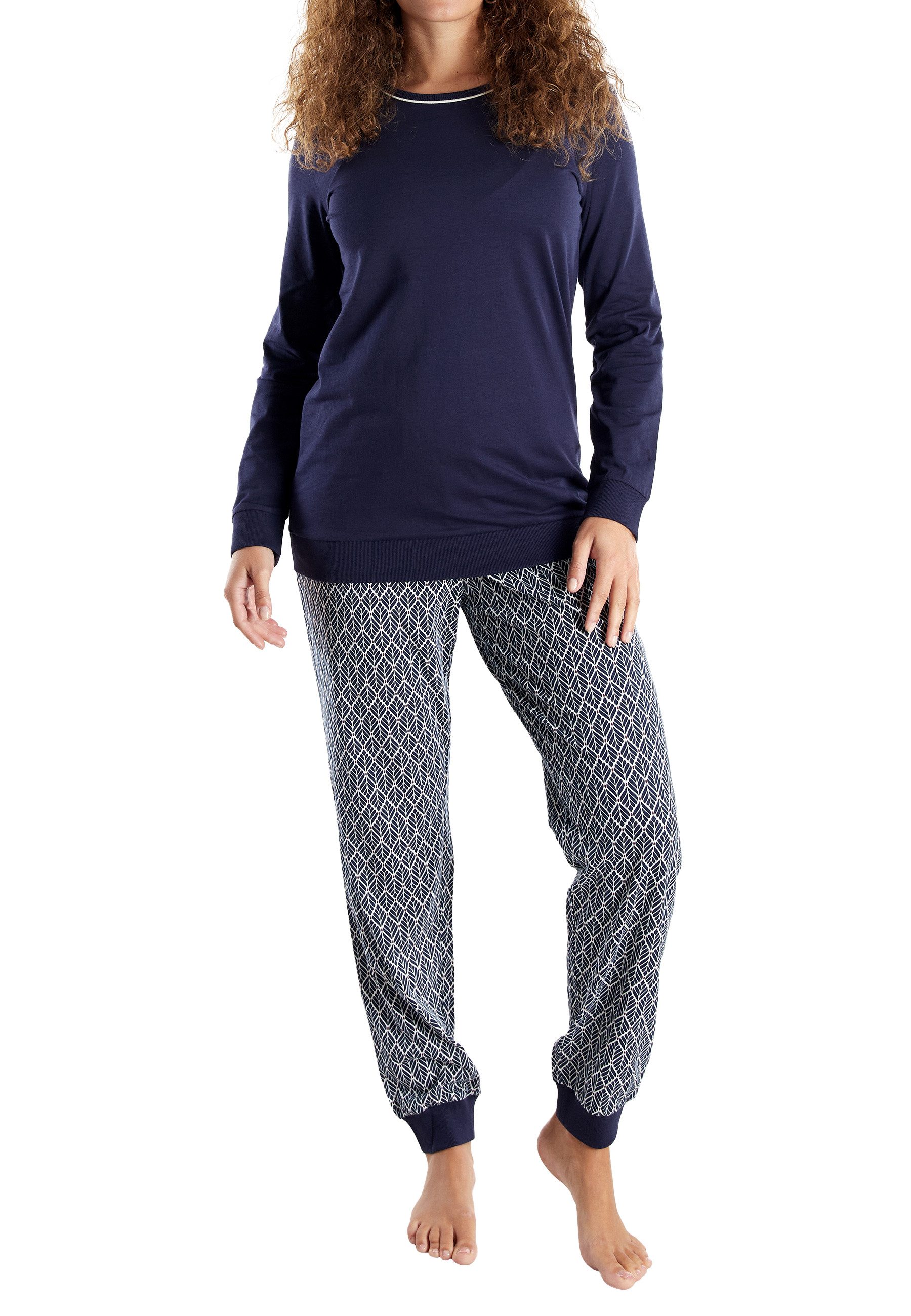 GÖTZBURG Pyjama GÖTZBURG Damen Pyjama blau günstig online kaufen