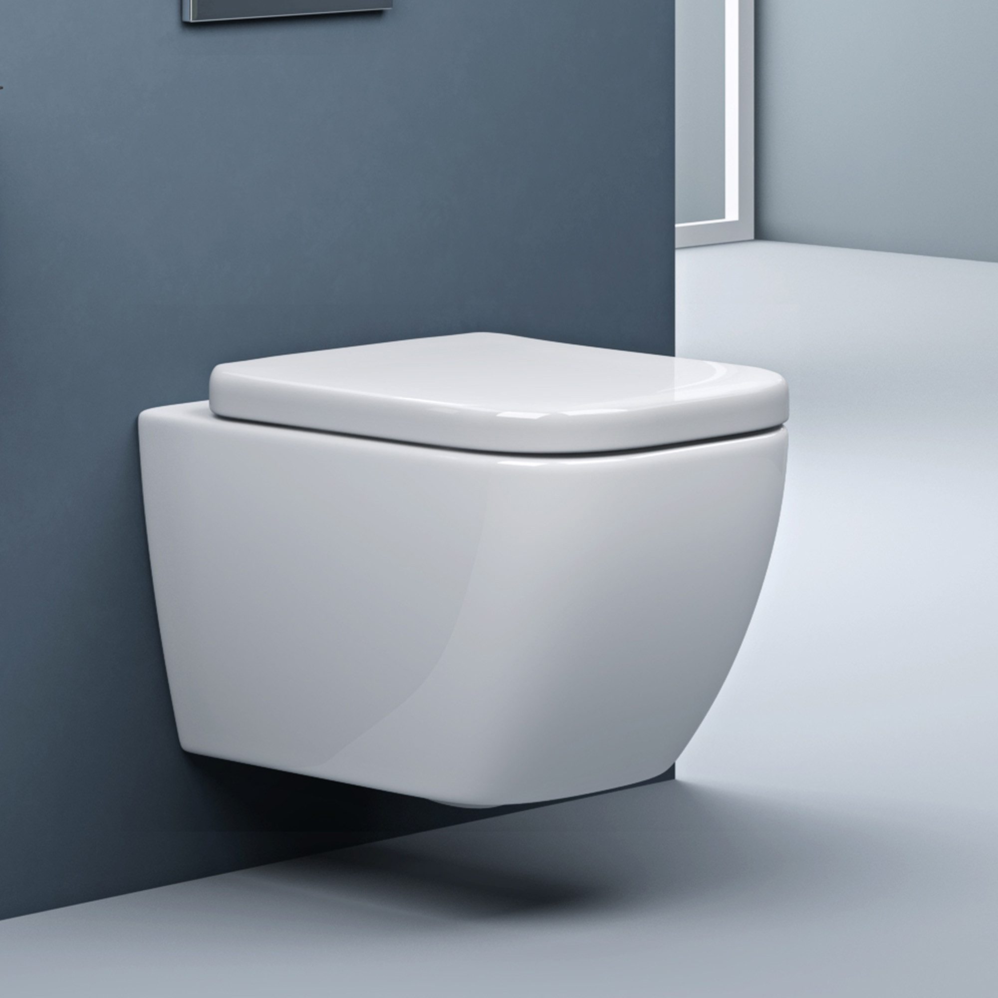 doporro Tiefspül-WC Hänge WC Spülrandlos Wand-WC günstig online kaufen