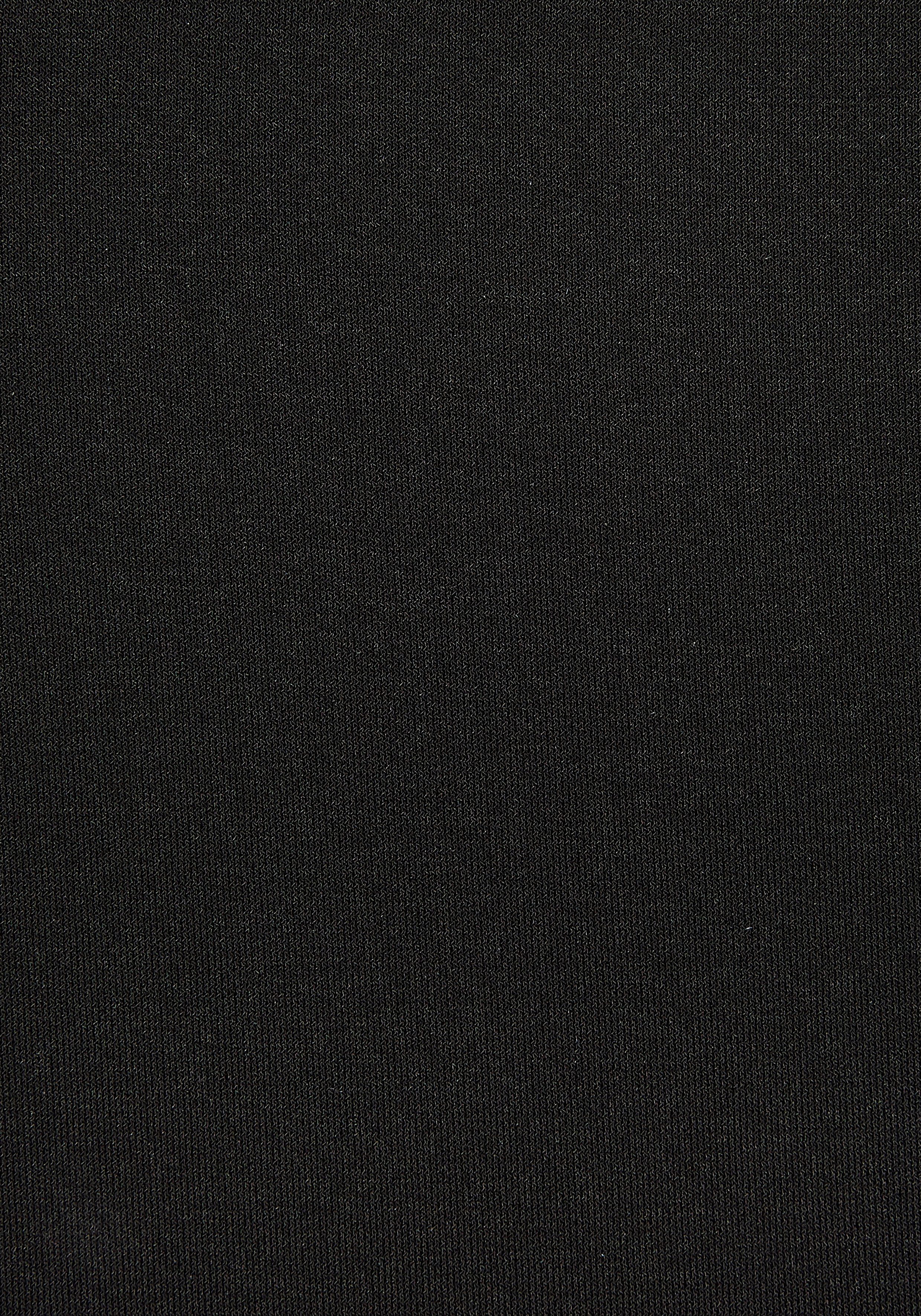 LASCANA T-Shirt aus bügelfreiem Material, elegantes Kurzarmshirt, doppellagig