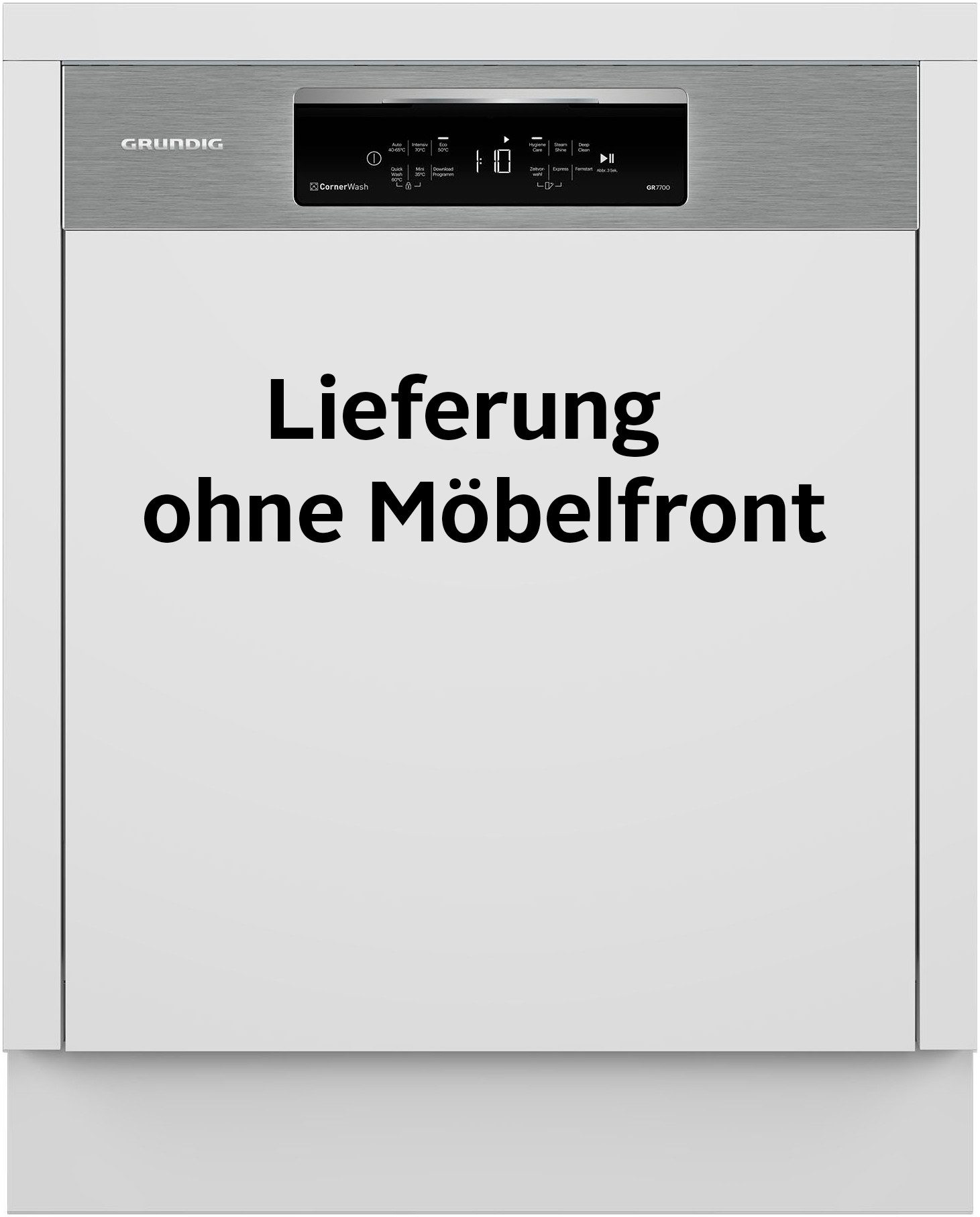Grundig teilintegrierbarer Посудомоечные машины GNSP4510XCW 7697101677, 14 Maßgedecke