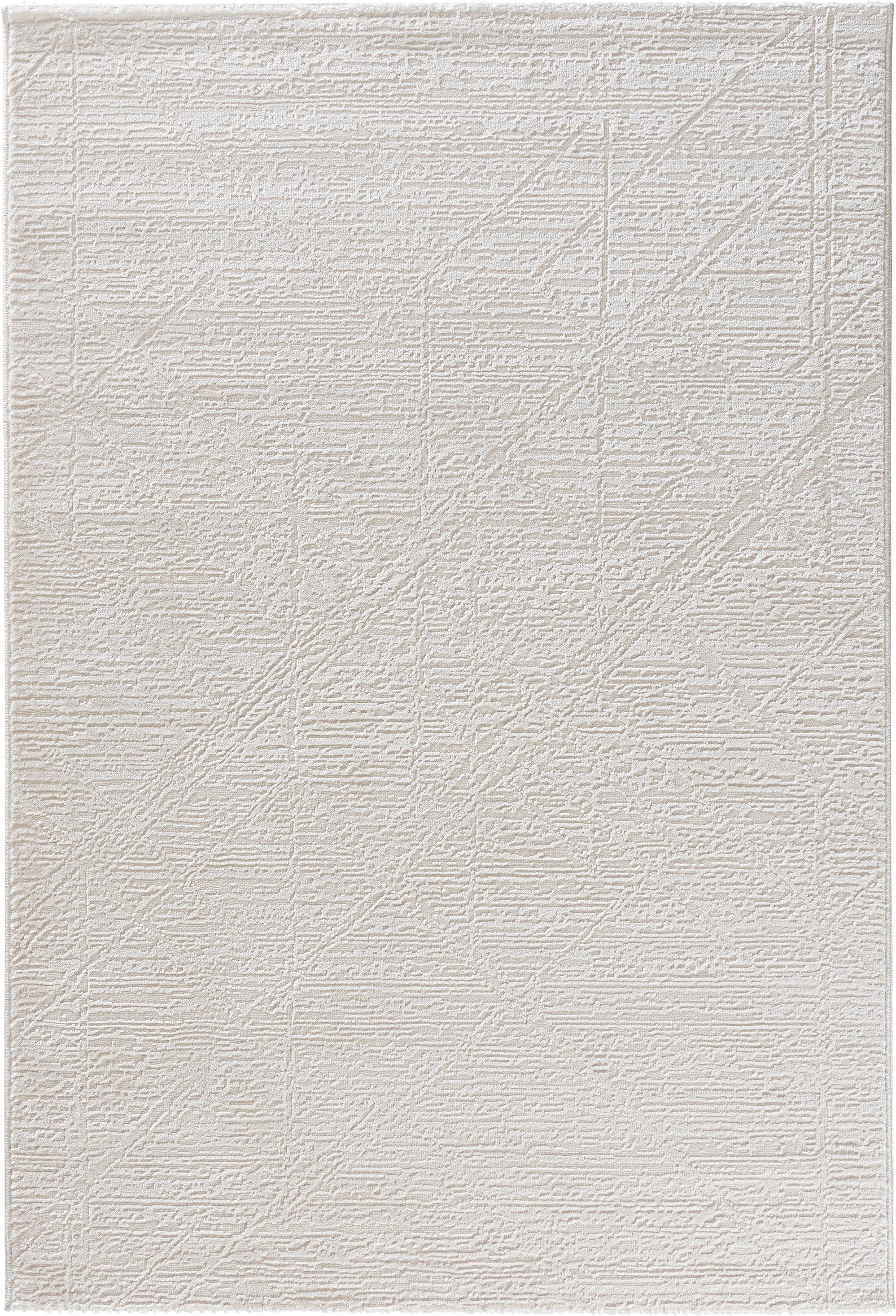 Sehrazat Teppich Moda 1200, auch als Läufer, rechteckig, Höhe: 11 mm, Kurzflor, grafisches Hoch Tief Muster, Wohnzimmer