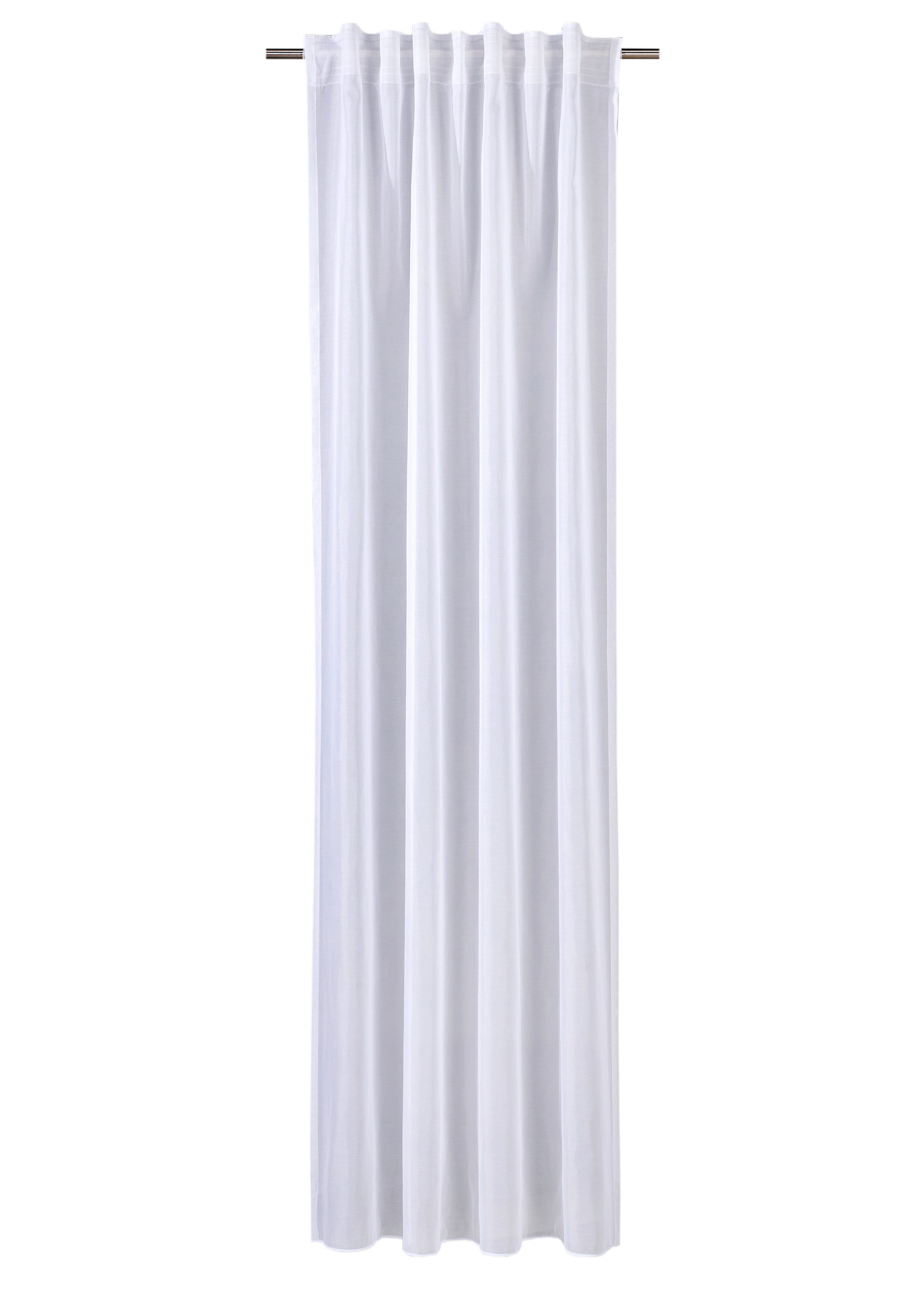 Verdi Vorhang Schal mit verdeckten Schlaufen Pia 145 x 245 cm (1 St), Multifunktionsband, transparent