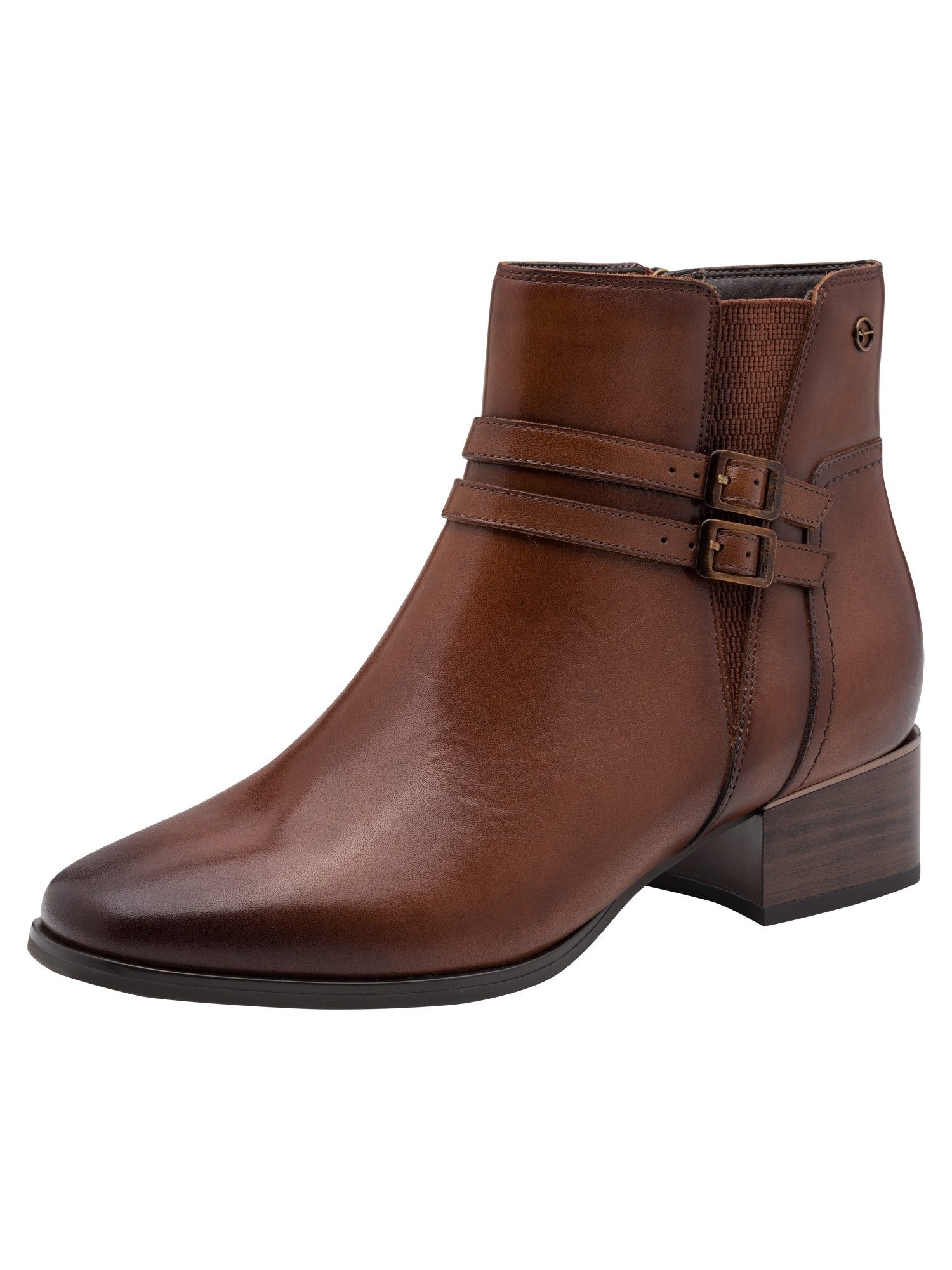 Tamaris WIDE FIT Removable Sock, comfortFit aus Leder Stiefelette Removable Sock