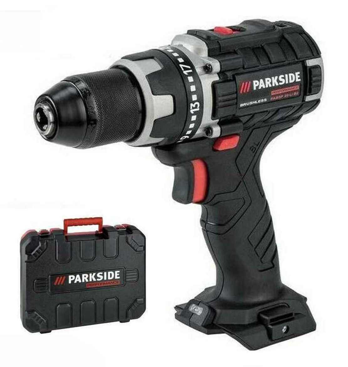 PARKSIDE PERFORMANCE® Akku-Bohrschrauber Akkubohrschrauber 20 V PABSP 20 Li Bruschless X20V Team