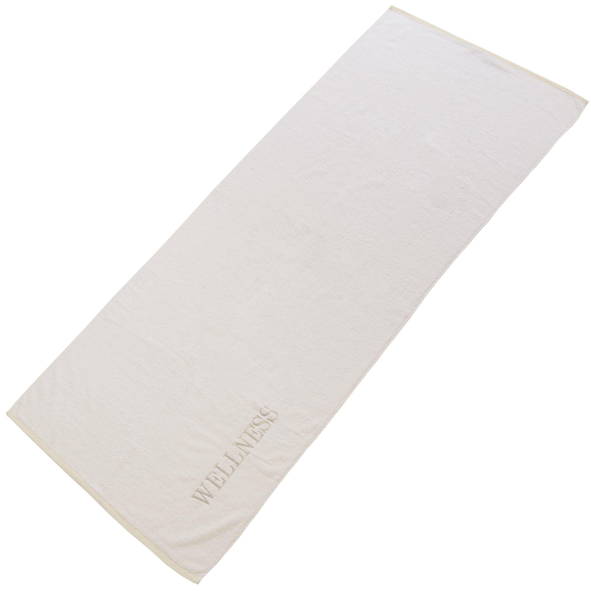 aqua-textil Saunatuch Wellness Strand Handtuch Frottee günstig online kaufen