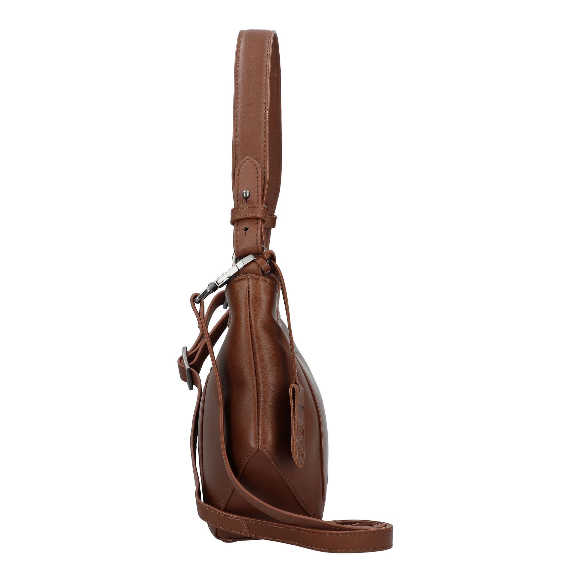 Burkely Schultertasche Nocturnal Nova, Leder