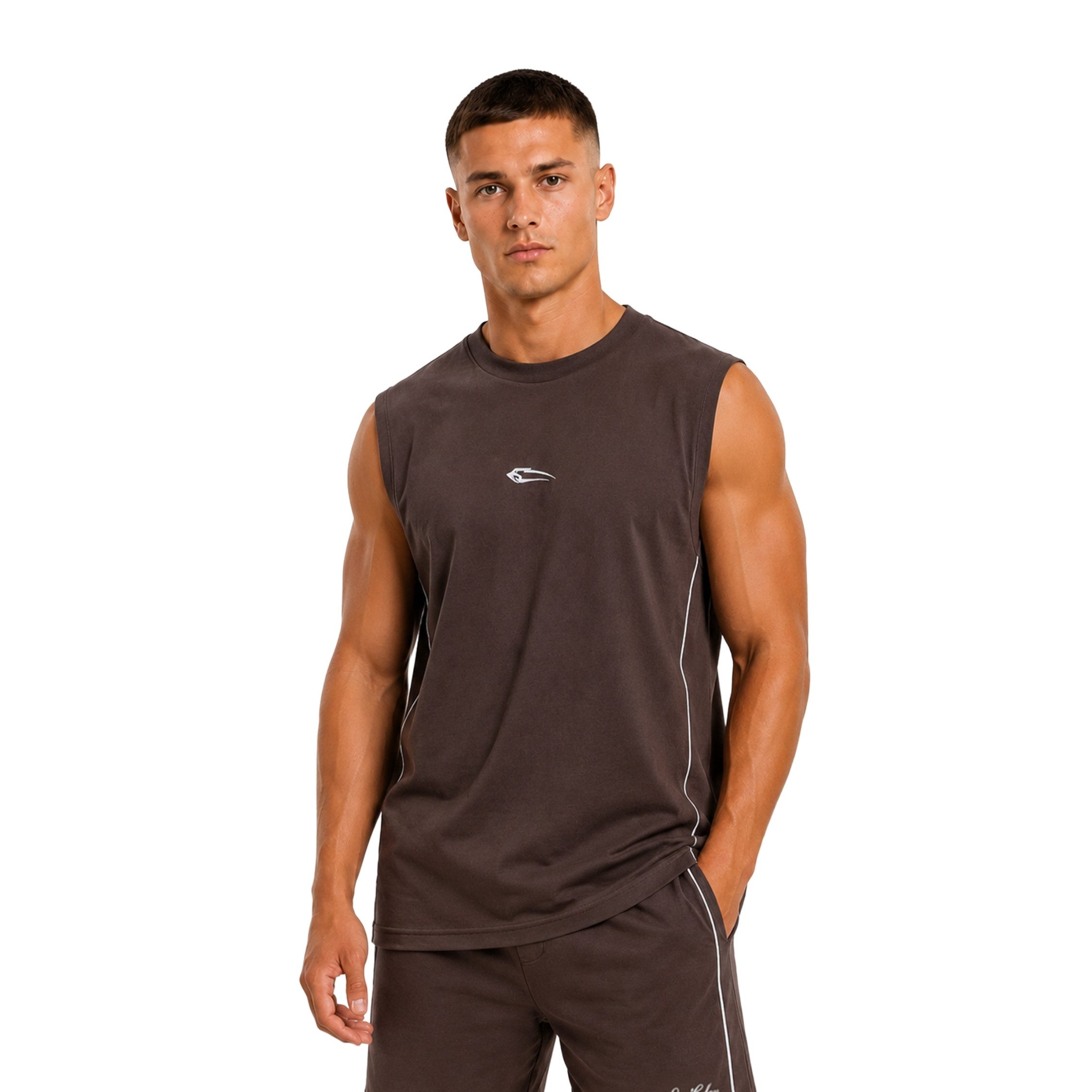 Smilodox Tanktop Torvano Herren, Gym Oberteil, Regular Fit, Rundhals, Fitness lässiger Schnitt, angenehmes Material, Gymwear, Training