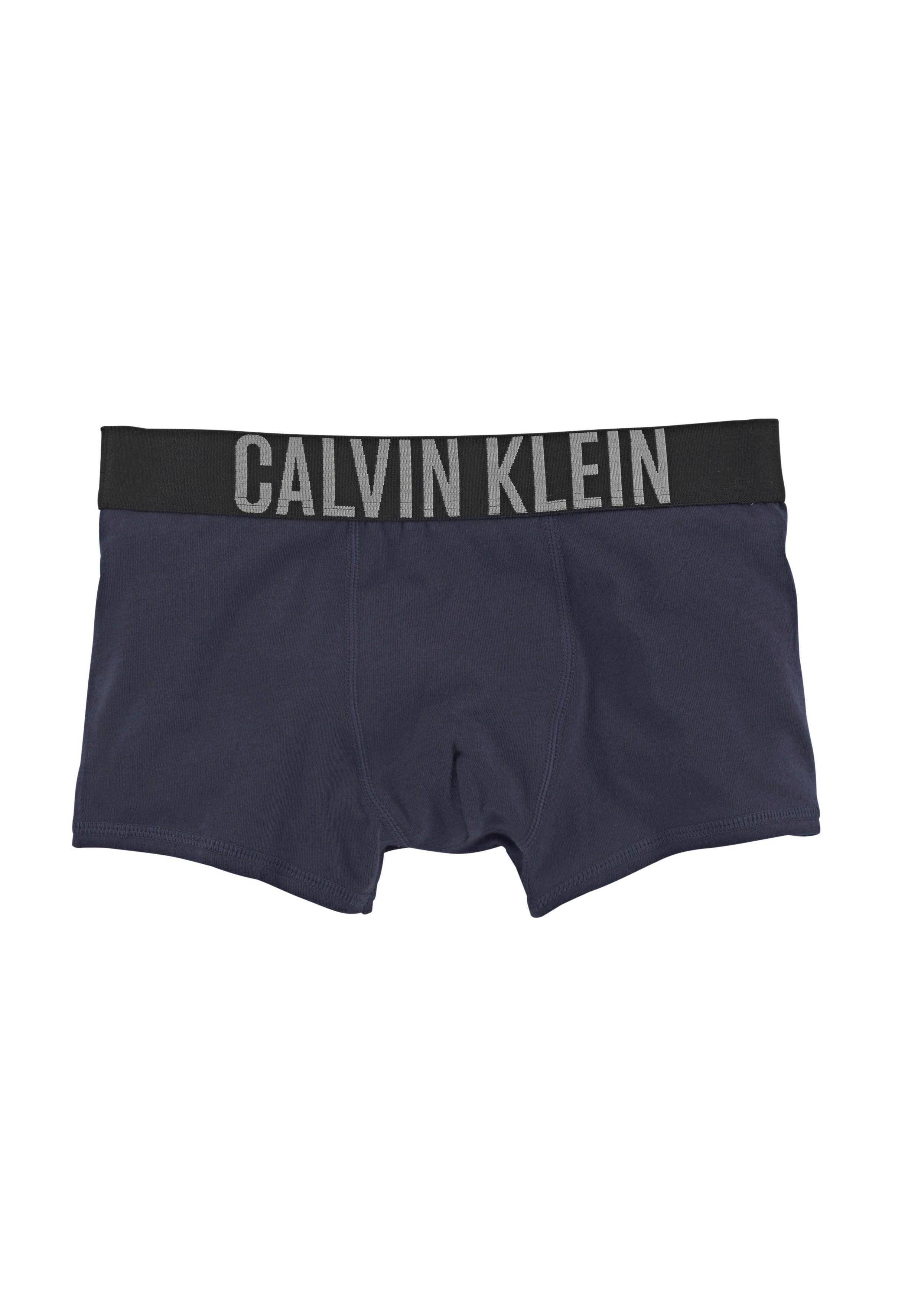 Intenese Junior Calvin Kids grau-meliert, (2-St) Klein Power Kinder Trunk Underwear navy MiniMe