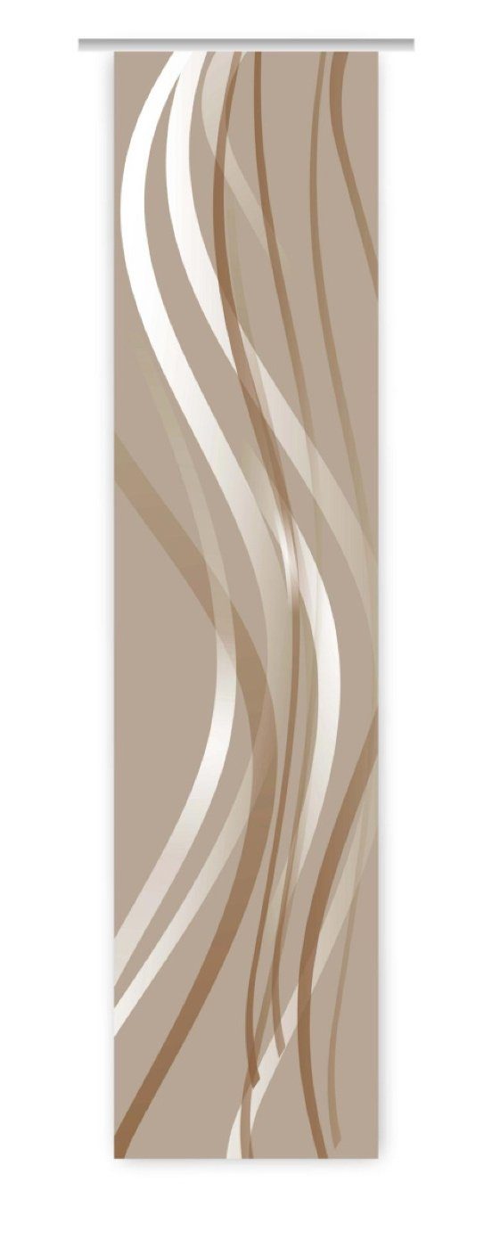 Schiebegardine Vertic Cappuccino Flächenvorhang HxB 260x60 cm - B-line