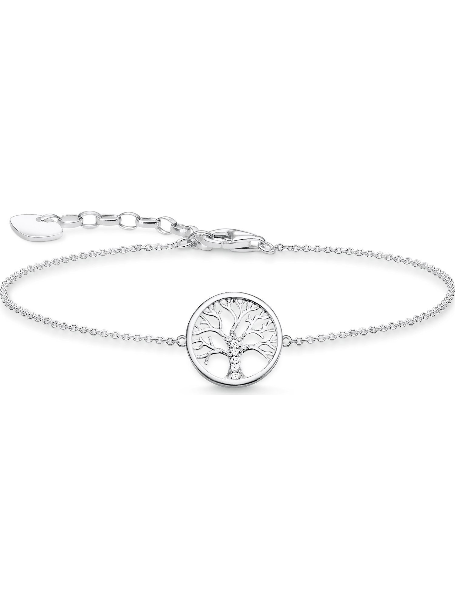 Silberarmband Thomas Sabo Damen-Armband 925er Silber Farbstein