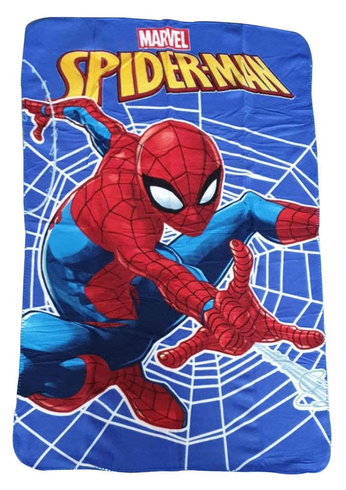 Kunstfaserbettdecke, Fleecedecke Tagesdecke Spiderman mit Spinnennetz 1, Spiderman