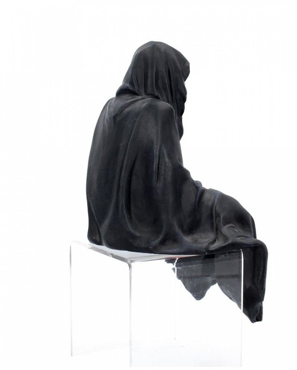 Horror-Shop Dekofigur Kantensitzer Sensenmann als Geschenk für Gothic Fa – Bild 5 von 5