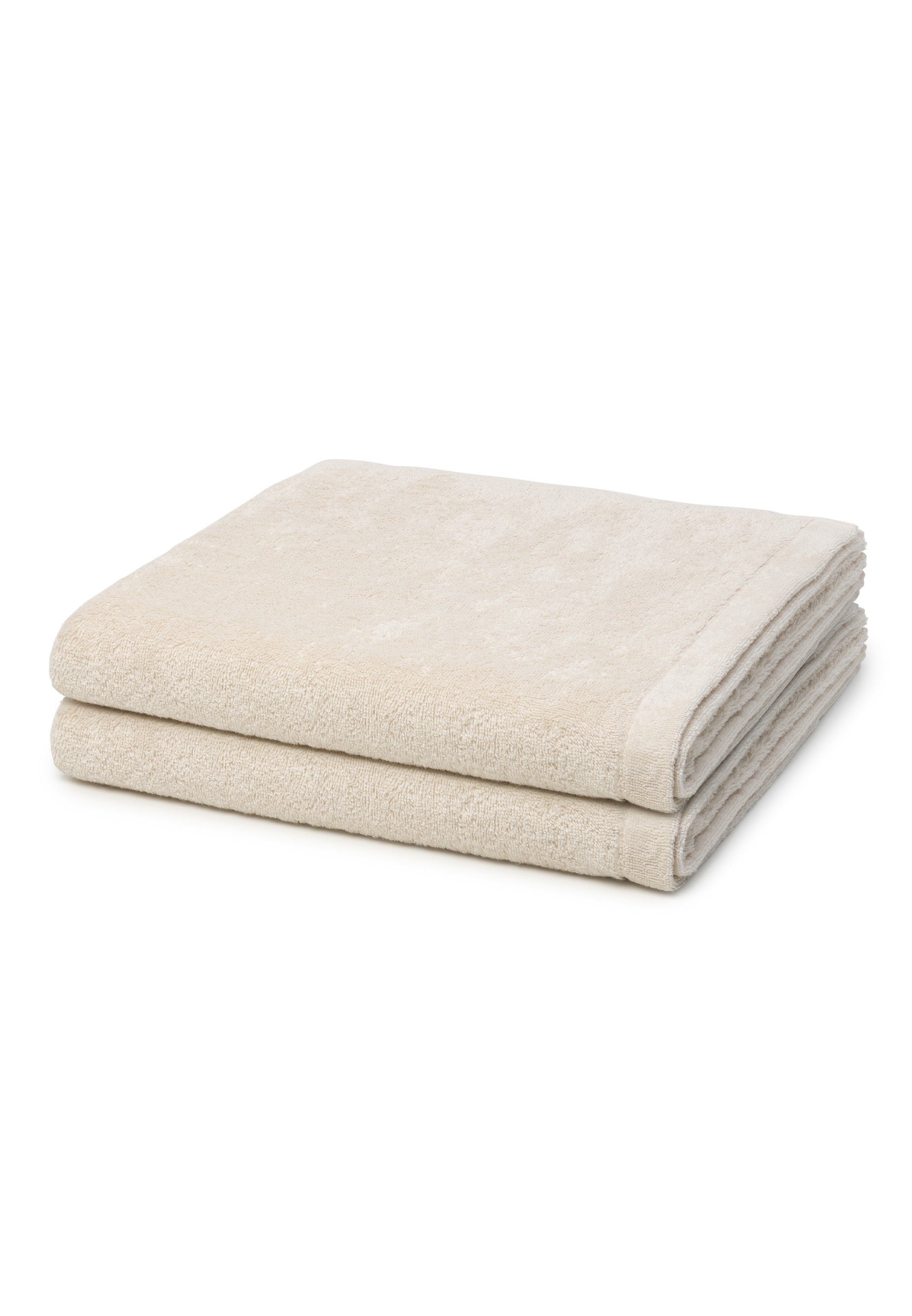 Cawö Handtuch Set Lifestyle, Walkfrottee (Spar-Set, 2-St), 2 X Duschtuch im Set - Baumwolle - Weich und extra flauschig