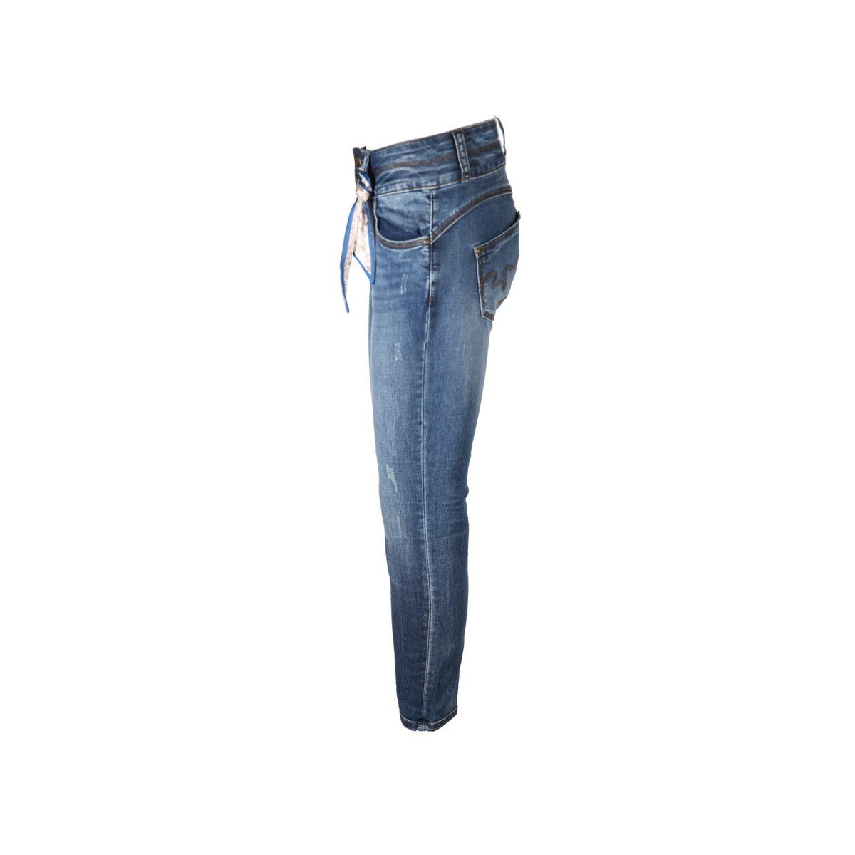 Blue Monkey 5-Pocket-Jeans blau (1-tlg)