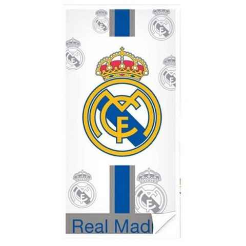 empireposter Handtuch Fussball - Real Madrid Logo - Mikrofaser Handtuch 70x140 cm