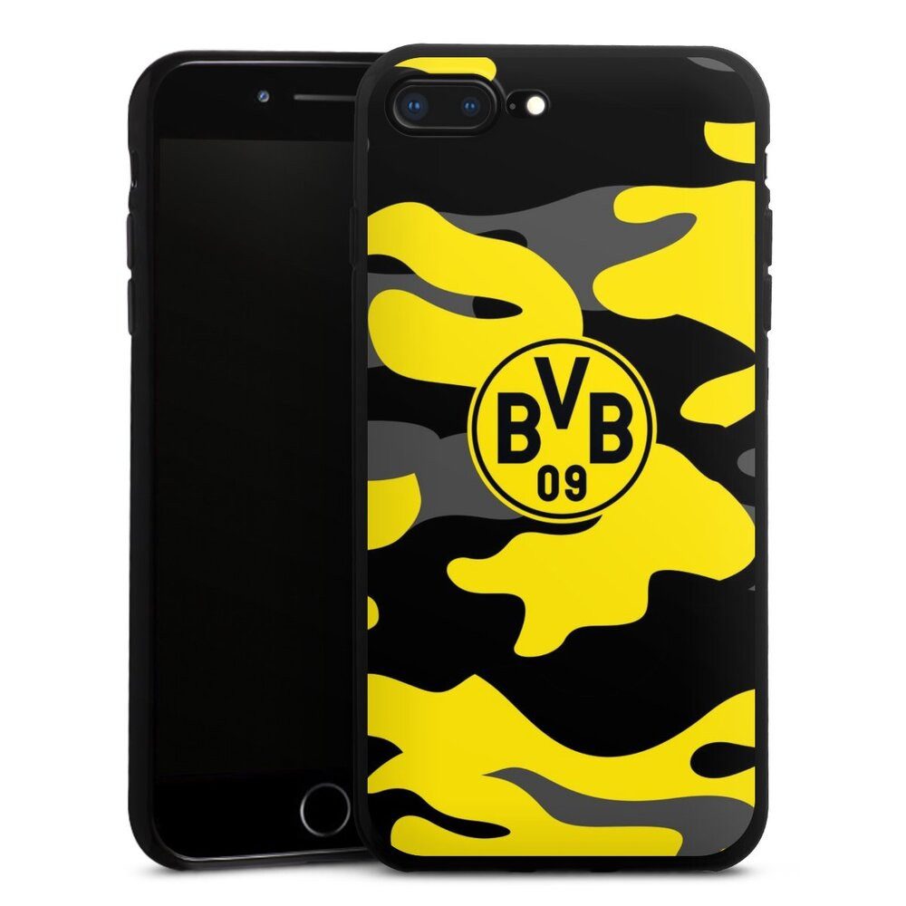 DeinDesign Handyhülle BVB Borussia Dortmund Fanartikel BVB Camo, Apple iPhone 8 Plus Silikon Hülle Bumper Case Handy Schutzhülle