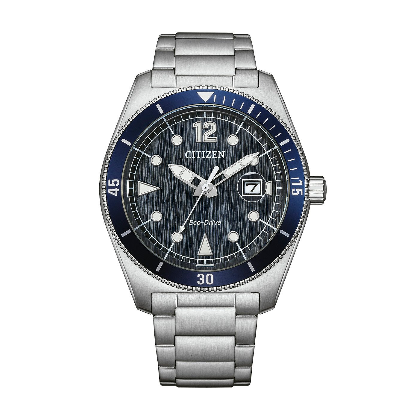 Citizen Solaruhr Eco-Drive Day Date AW1881-52L, Armbanduhr, Herrenuhr, Edelstahlarmband, analog, Big Date