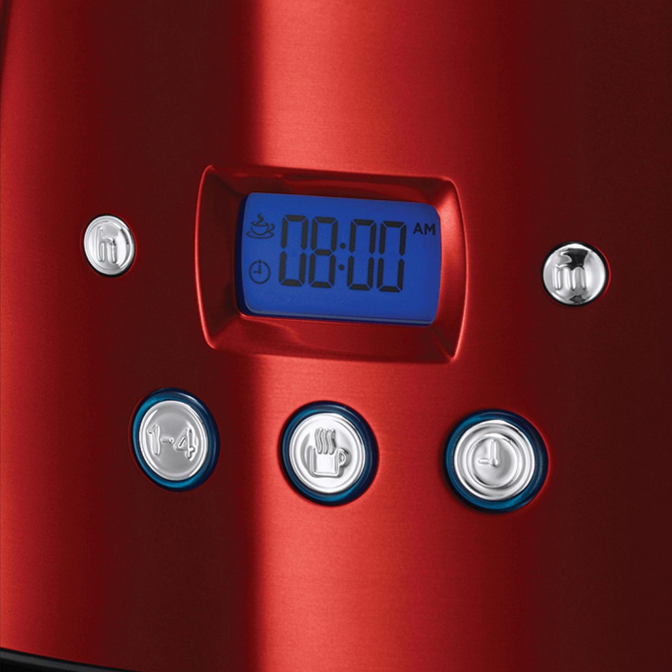 RUSSELL HOBBS Filterkaffeemaschine Luna Solar Red 23240-56, 1,5l Kaffeekanne, Papierfilter 1x4, mit fingerabdruckresistenter Lackierung