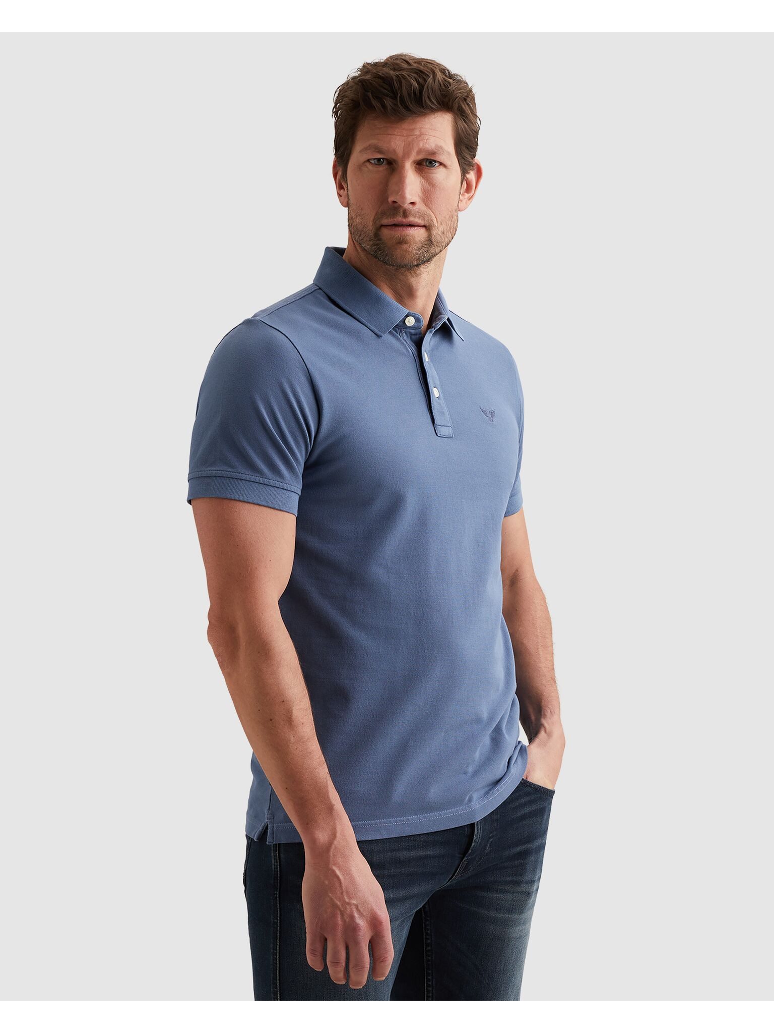 PME LEGEND Poloshirt mit Logo-Stickerei