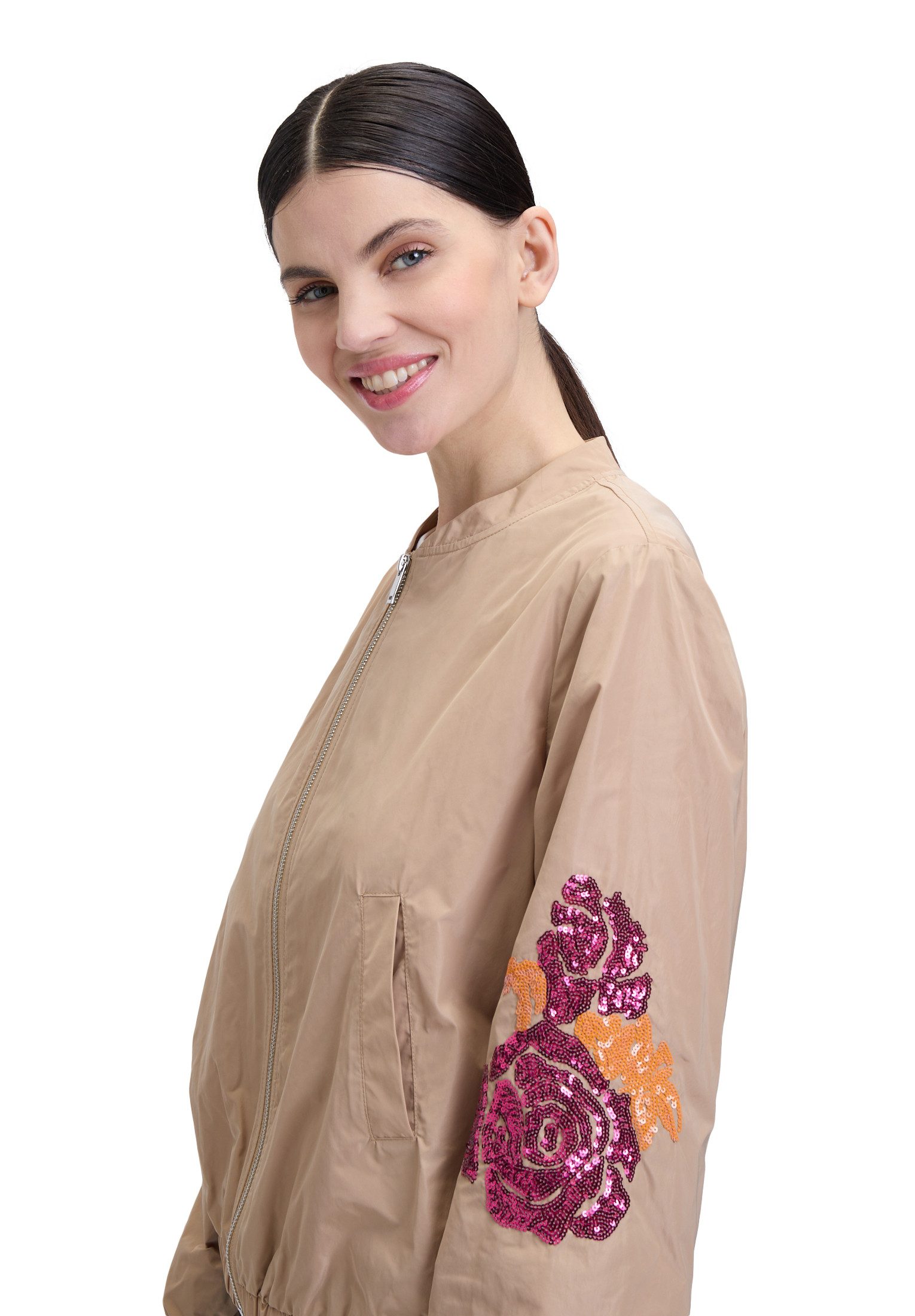 Cartoon Jackenblazer Damen mit Pailletten Pailletten