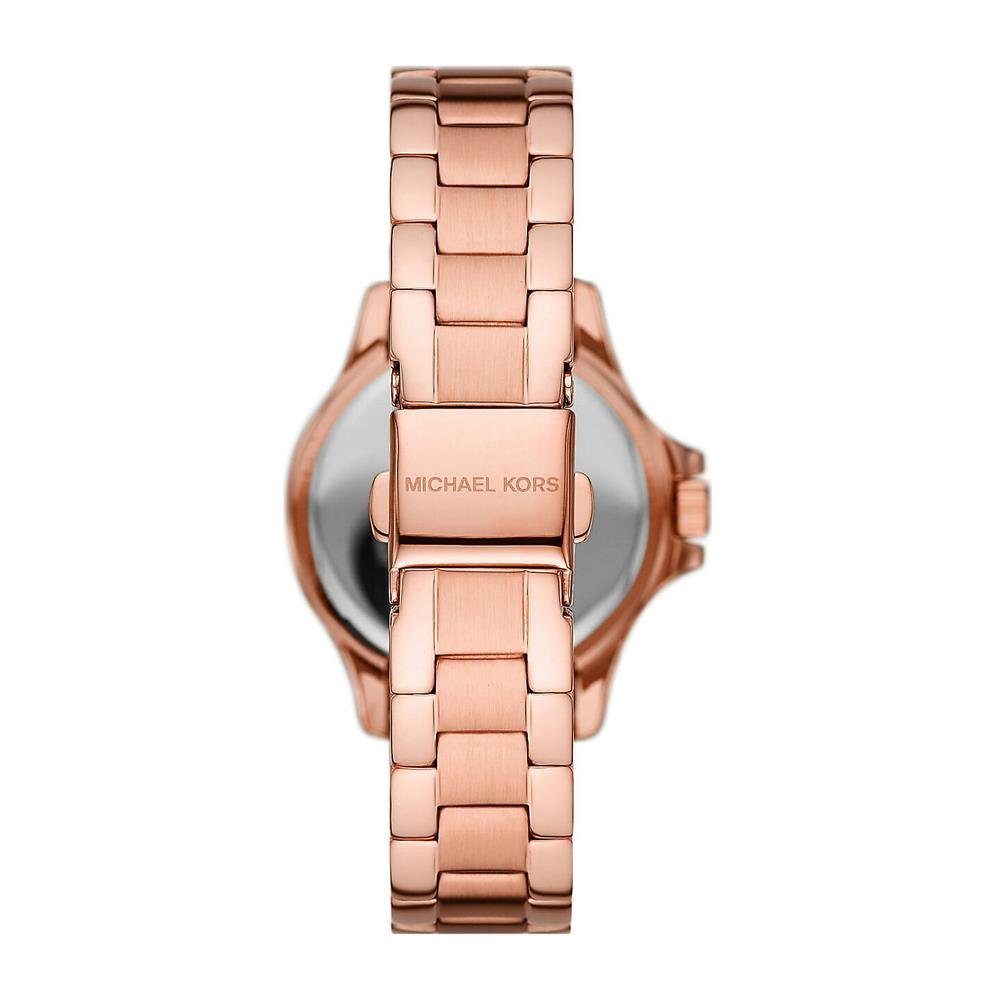 Damen Kors rosévergoldet Kenley Uhr MICHAEL Quarzuhr aus für von KORS Edelstahl, Michael