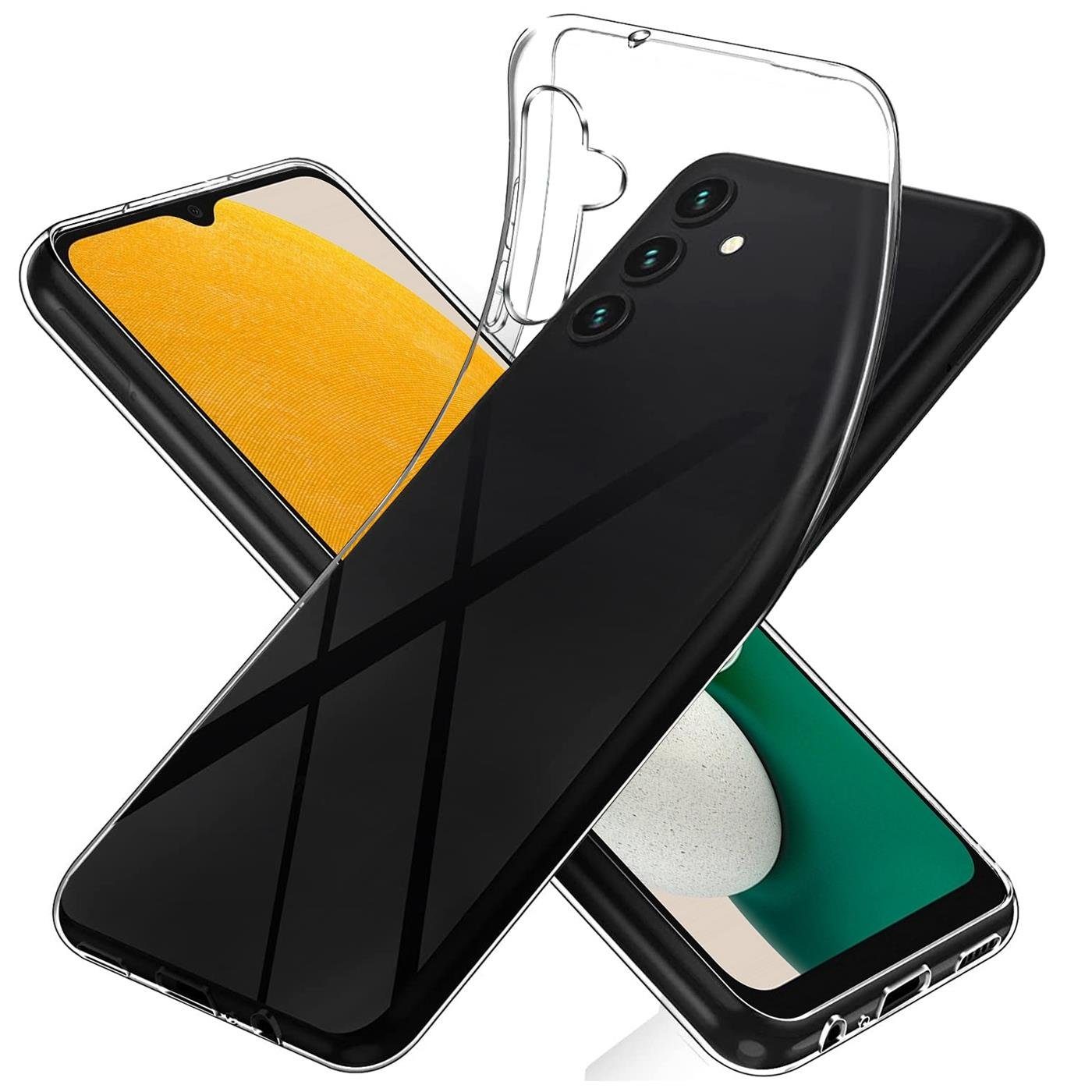 CoolGadget Handyhülle Transparent Ultra Slim Case für Samsung A13 5G / A04s  6,5 Zoll, Silikon Hülle Dünne Schutzhülle für Samsung A13 5G / A04s Hülle