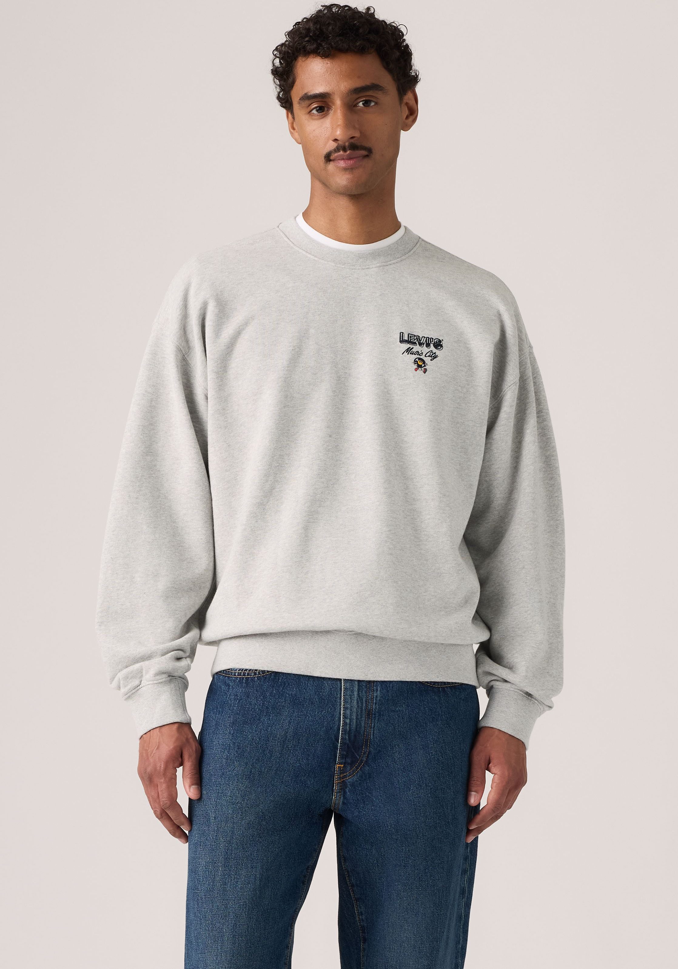 Levi's® Sweatshirt SUNSET CREW Rückenteil mit plakativen Druck