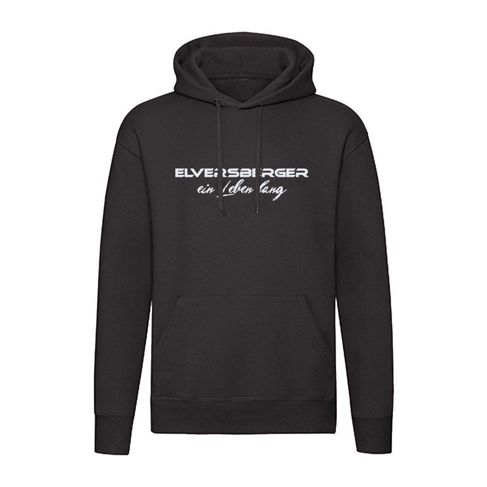 G-graphics Hoodie Elversberger ein Leben lang Unisex Pullover mit einem Motiv für den echten Fan