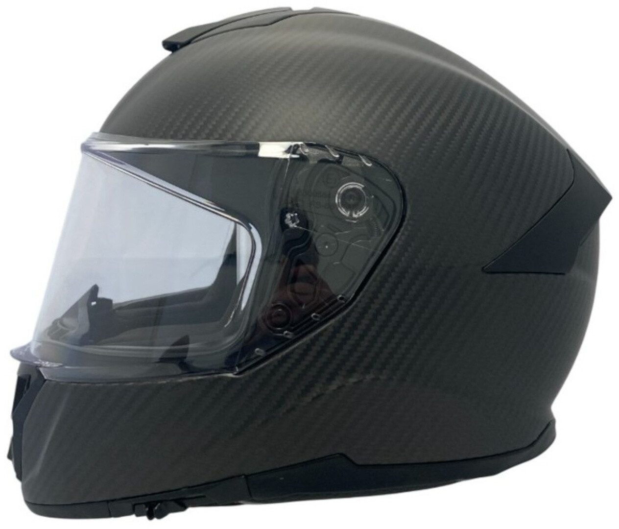 Apex Motorradhelm FC500 Carbon Helm, vorbereitet für Kommunikationssystem,Notfallsystem-Polsterung (EQ