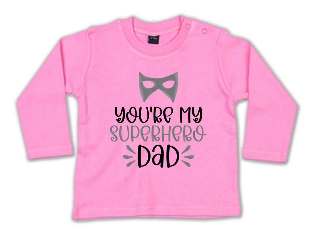 G-graphics Longsleeve You´re my superhero Dad Baby Sweater / Longsleeve T mit Spruch zum Vatertag