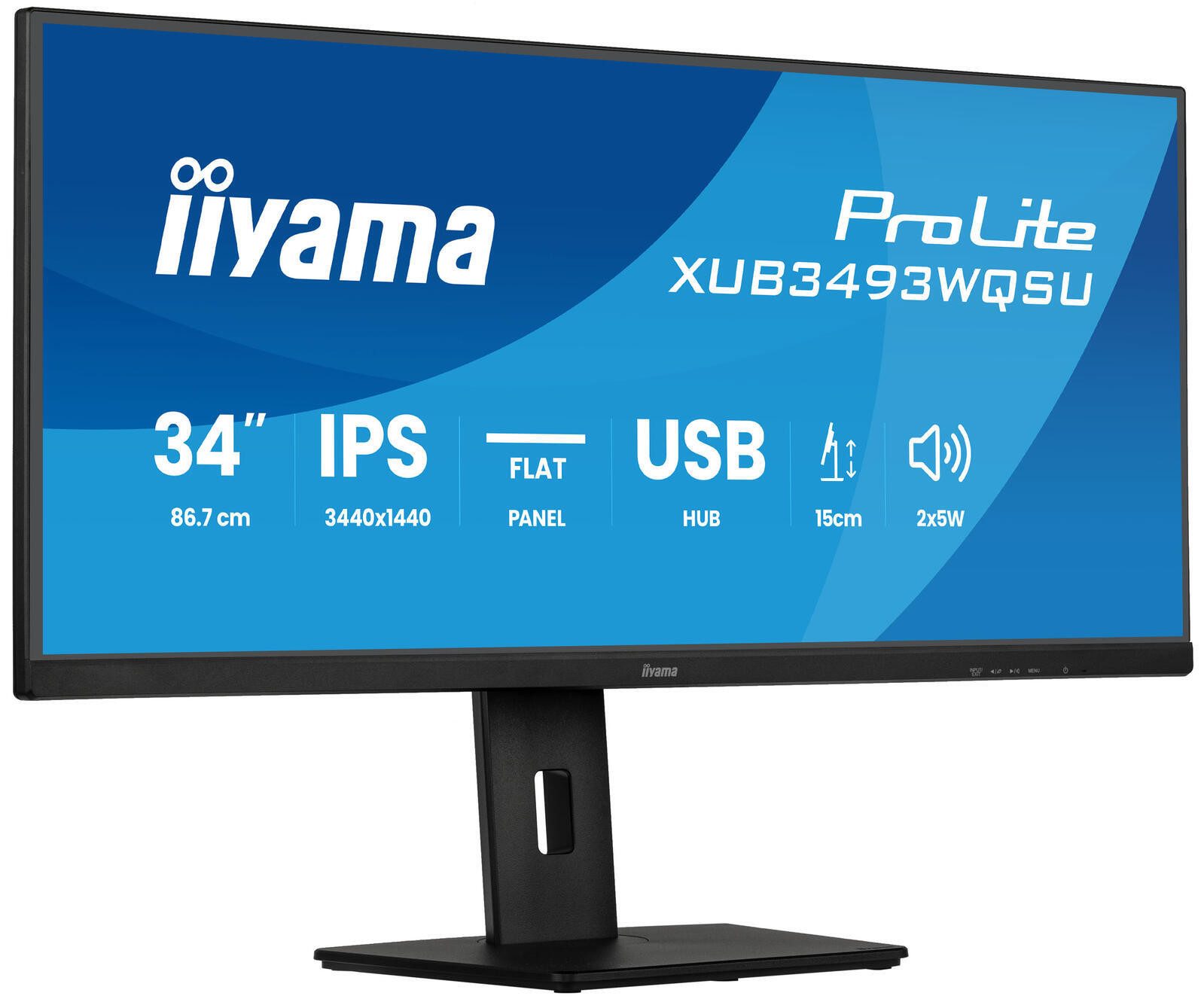 Iiyama iiyama ProLite XUB3493WQSU-B6 TFT-Monitor (3440 x 1440, 120 Hz, IPS Panel)