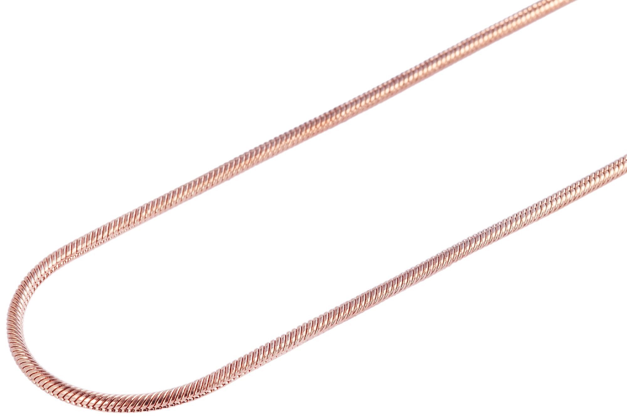 Kette ohne Anhänger Halskette – Schlangenkette aus Edelstahl 45 cm