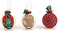 BRUBAKER Weihnachtsbaumkugel »Christbaumkugel Set aus Jute« (12 Stück), Baumkugel Set mit Juteaufhängern, stoffbezogene Weihnachtskugeln, Bild 2