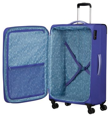 American Tourister® Koffer PULSONIC Spinner 80, 4 Rollen, Reisekoffer Weichschalenkoffer Koffer groß TSA-Schloss