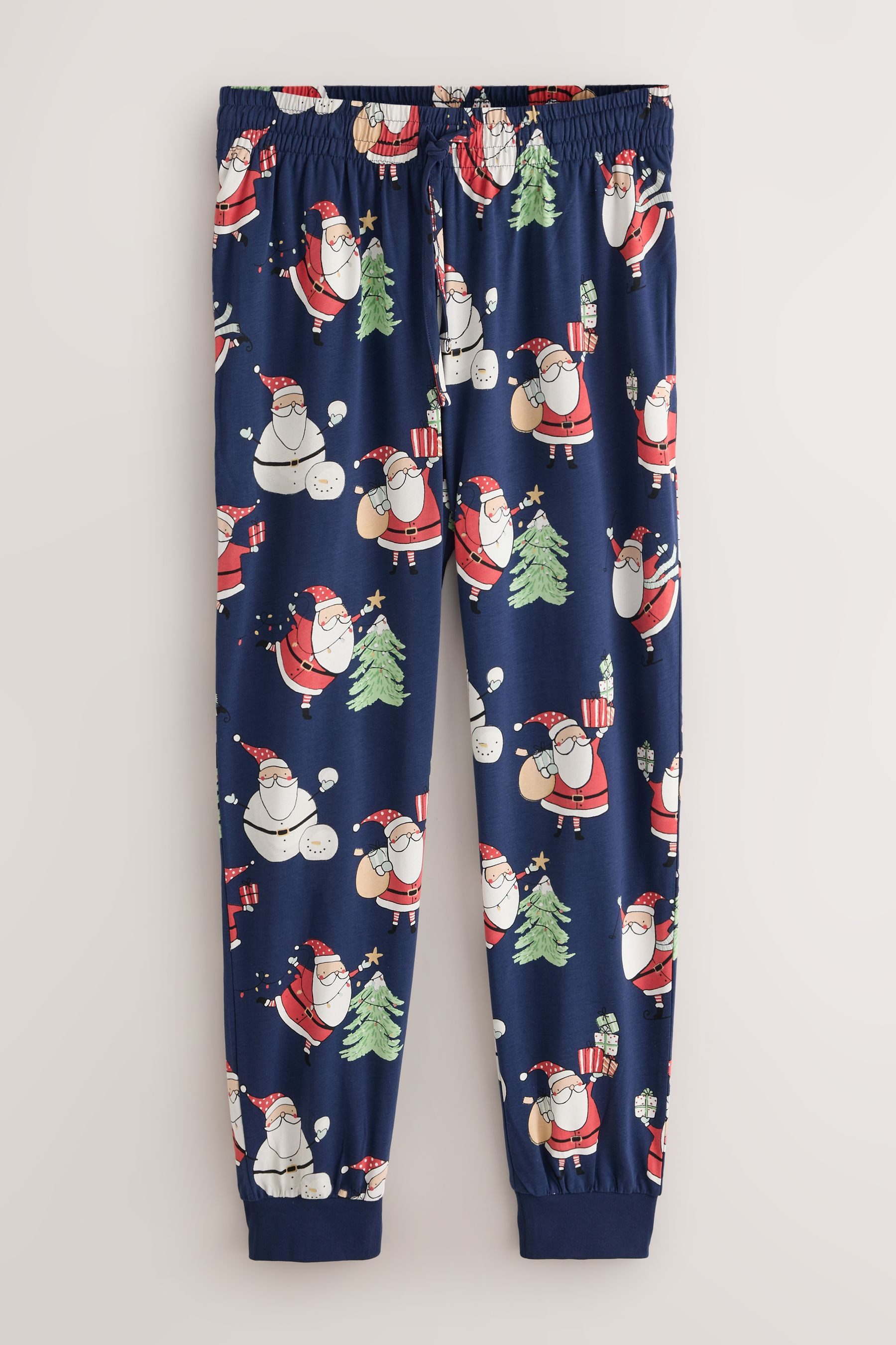 Next Pyjama Schlafanzug mit Santa-Print (Familienkollektion) (2 tlg) – Bild 3 von 5