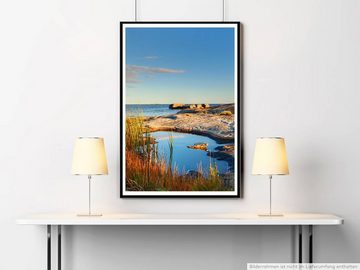 Sinus Art Poster 60x90cm Landschaftsfotografie Poster Schwedische Eislandschaft