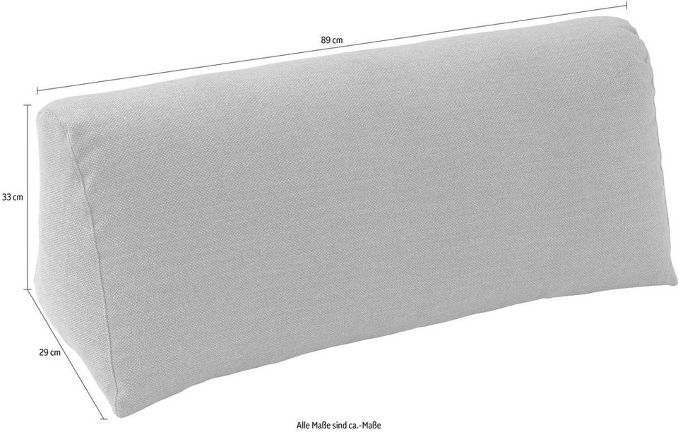 Stoff (rund) SMALL Müller LIVING KVADRAT Polsterauflage für Stapelliege, bezogen in 2 Rückenkissen Designstoff Fiord hochwertigem