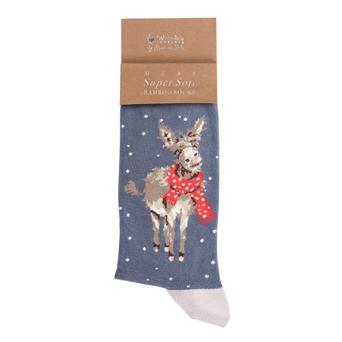Wrendale Freizeitsocken Wrendale Designs Herren Socken Weihnachts-Esel (Paar)