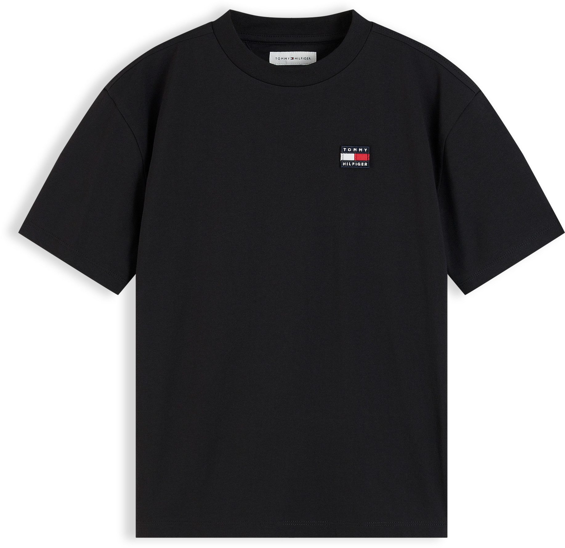 Tommy Hilfiger T-Shirt Rundhalsausschnitt, Regular Fit, reine Baumwolle,Kinder bis 16 Jahre