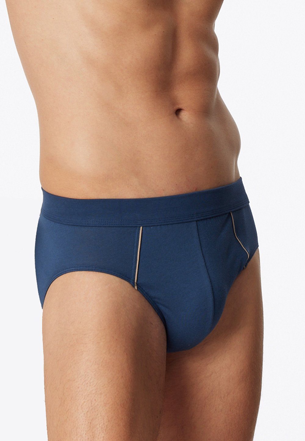 Schiesser Slip Mini Slip (2-St., Mehrpack) Comfort fit, Kontraststreifen, 2er Pack