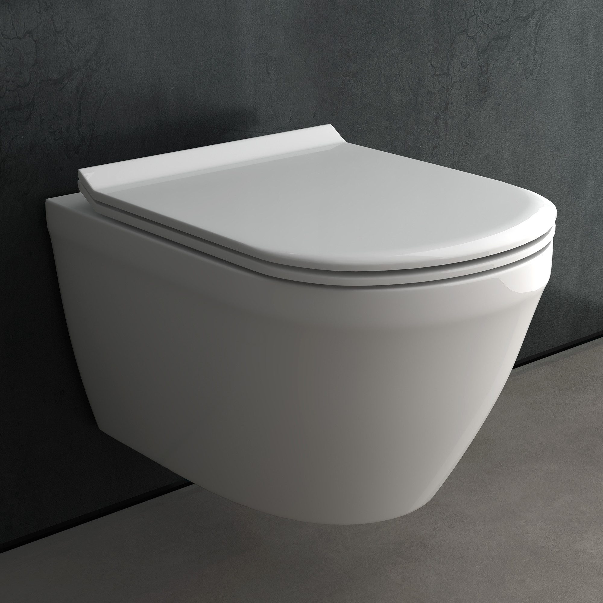 Alpenberger Tiefspül-WC - Spülrandloses Hänge WC günstig online kaufen