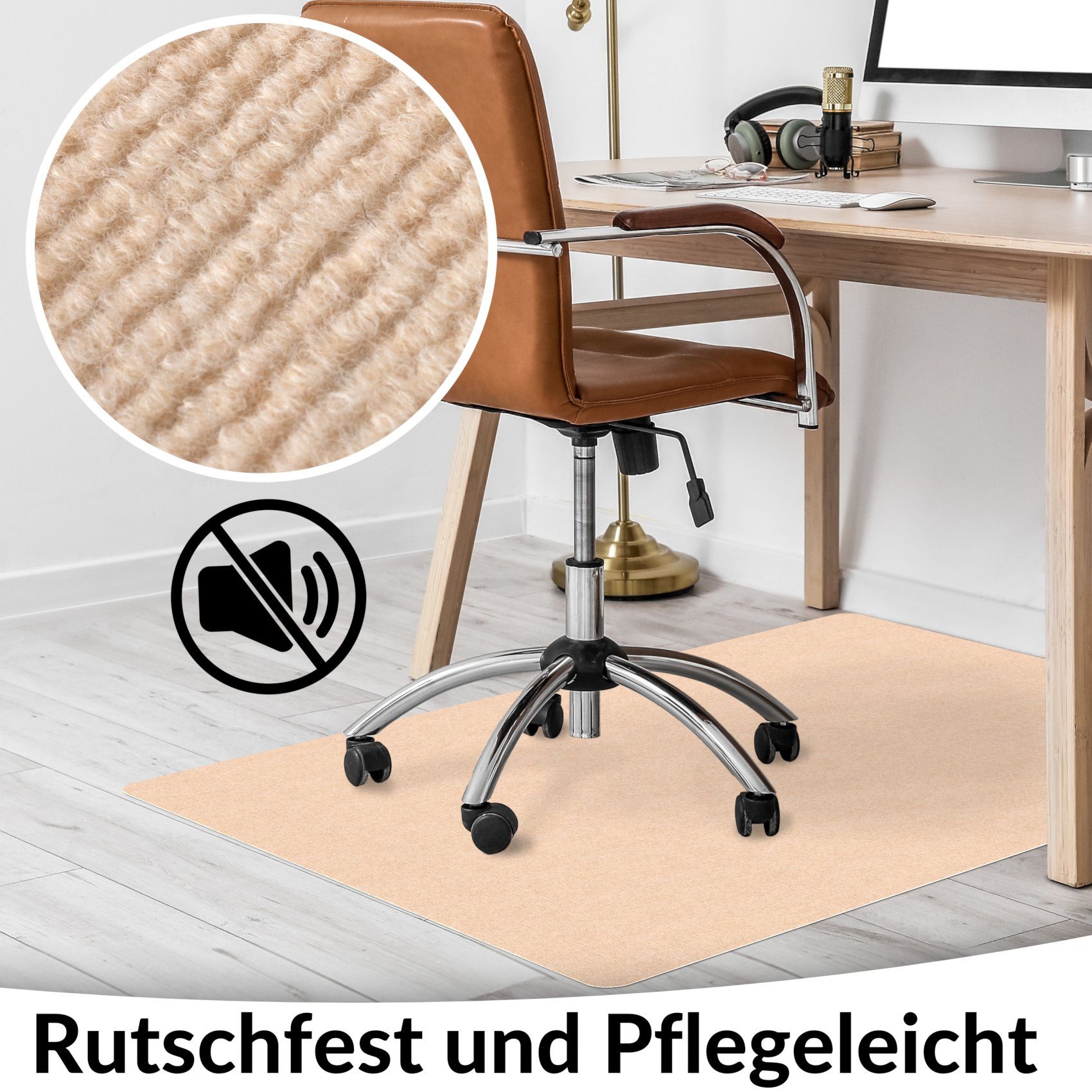 ANRO Bodenschutzmatte NEMESIS Bürostuhl Matte Teppich günstig online kaufen