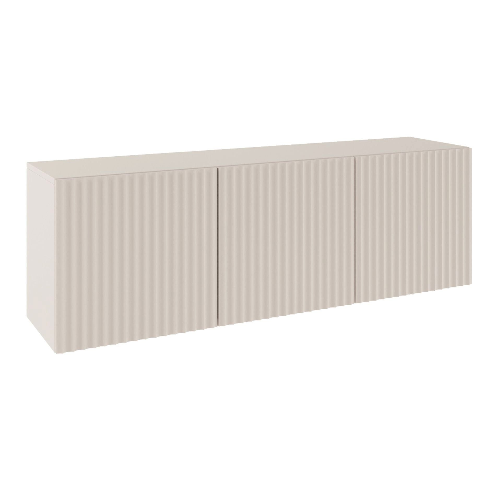 Selsey TV-Schrank SUNDS TV-Lowboard 3-türig mit Lamellenfront, 150 cm