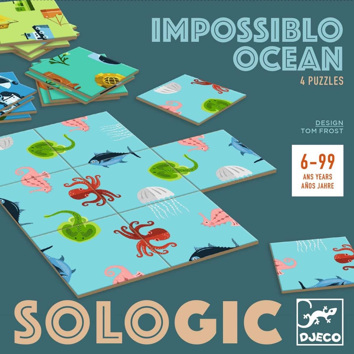 DJECO Lernspielzeug SOLOGIC: Impossiblo Legespiel Denkspiel Logikspiel Kinder ab 6