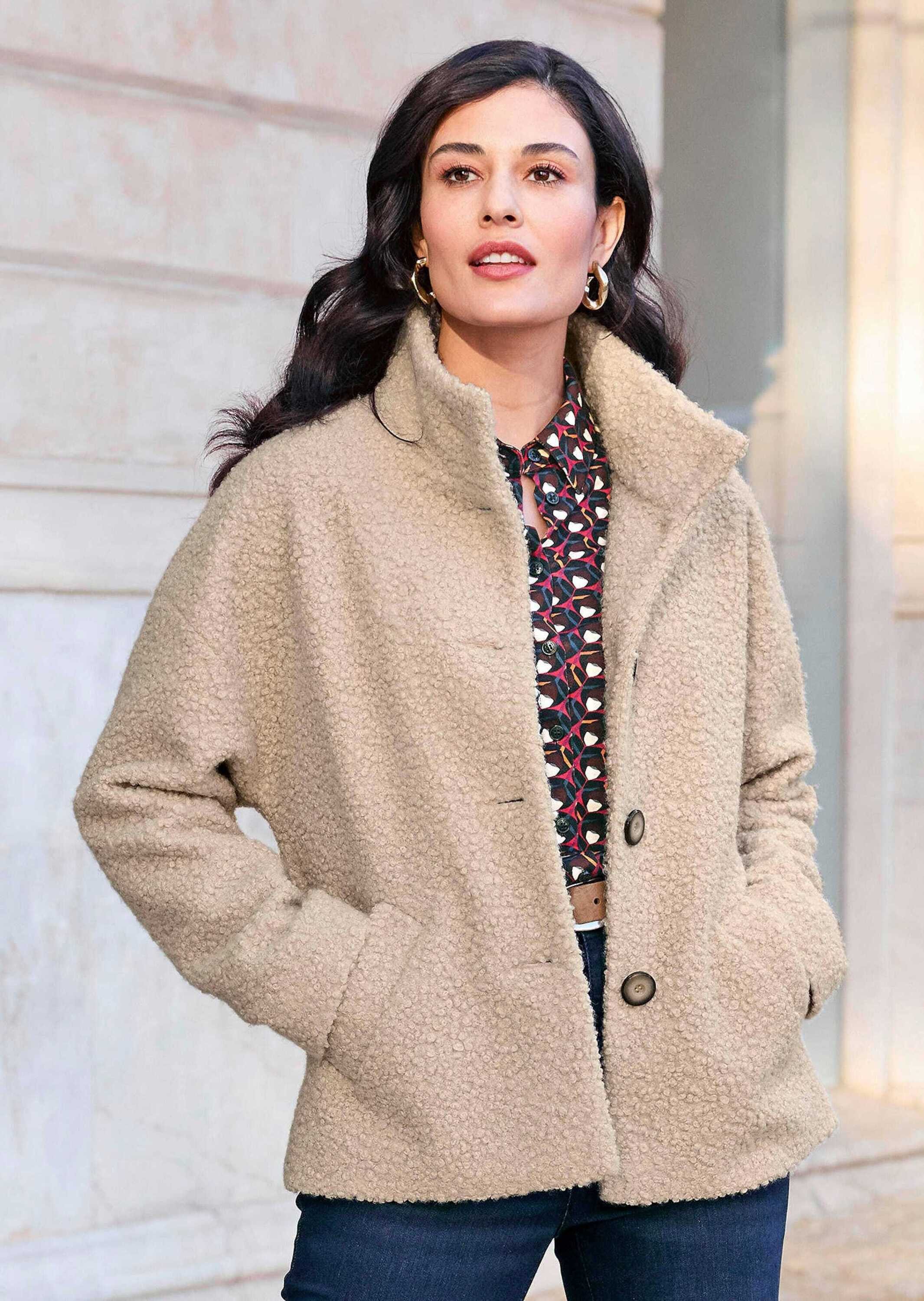 Wolljacke Alba Moda Fuchs Schmitt Alba Moda Outdoorjacke Kurzjacke