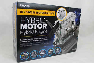 Franzis Modellbausatz Der große Technikbausatz - Hybridmotor, Motorbausatz im Maßstab 1:3