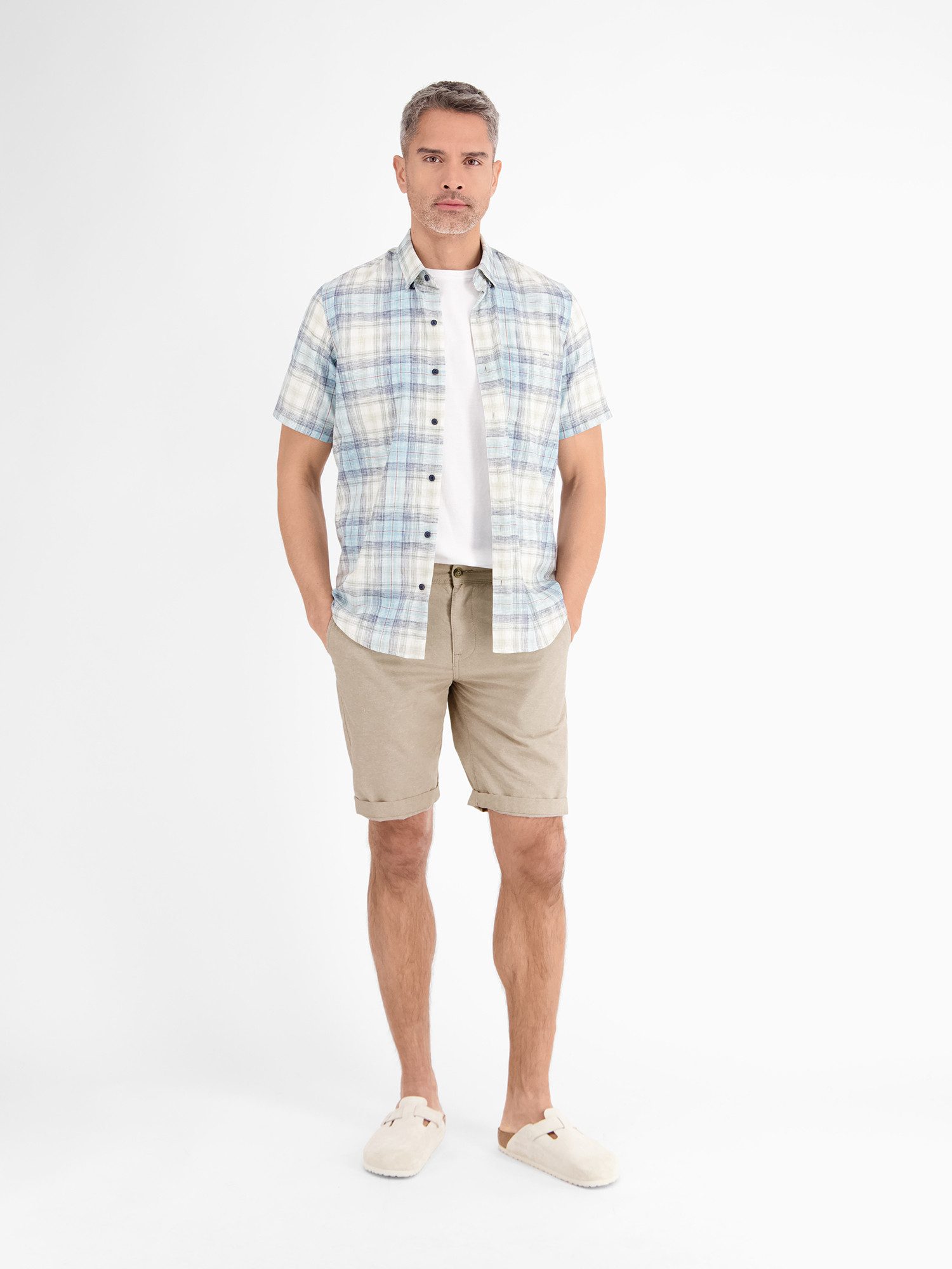 LERROS Chinoshorts LERROS Chino-Bermuda mit Leinenanteil günstig online kaufen