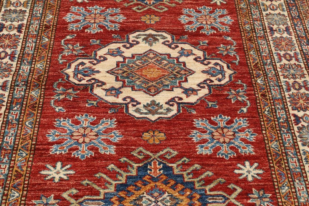 Orientteppich, mm Kazak Orientteppich Handgeknüpfter Nain 5 Trading, 123x177 rechteckig, Höhe: Super