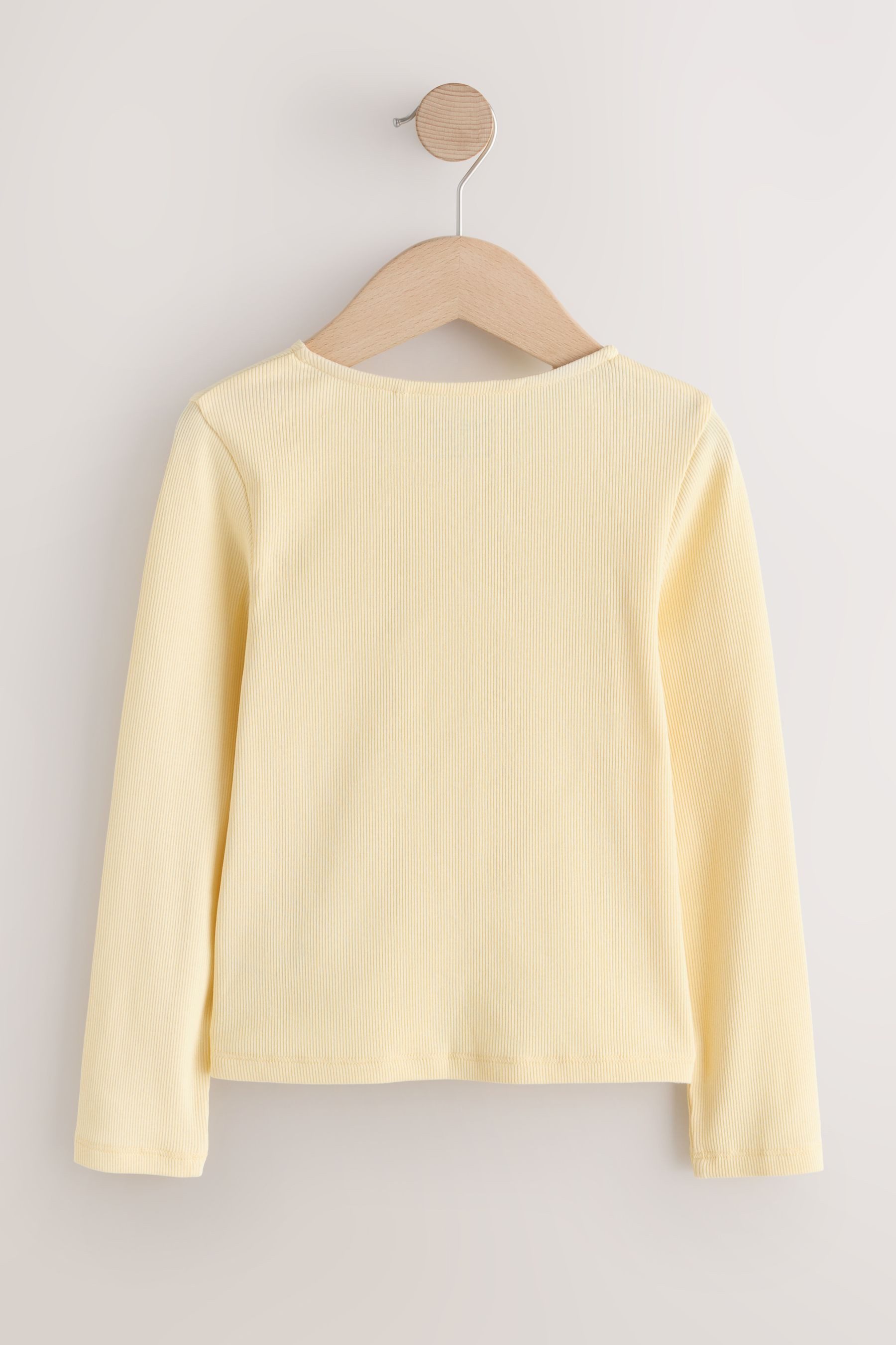 Next Strickjacke Gerippte langärmelige Strickjacke (1-tlg)